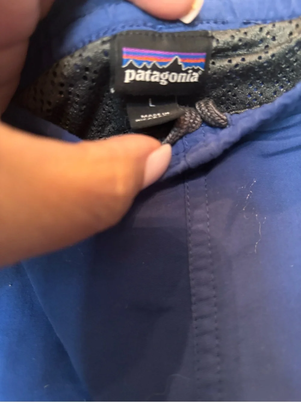 Patagonia Men’s Blue Baggies 7” Shorts